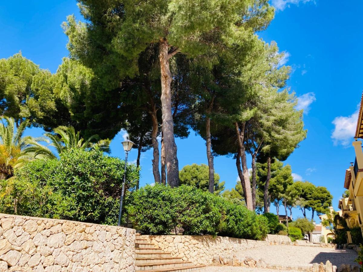 Apartamento Con Terraza En Complejo Con 2 Piscinas Appartamento Moraira Esterno foto