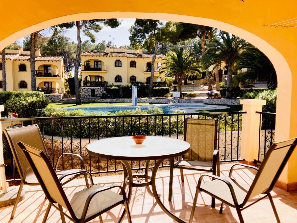 Apartamento Con Terraza En Complejo Con 2 Piscinas Appartamento Moraira Esterno foto