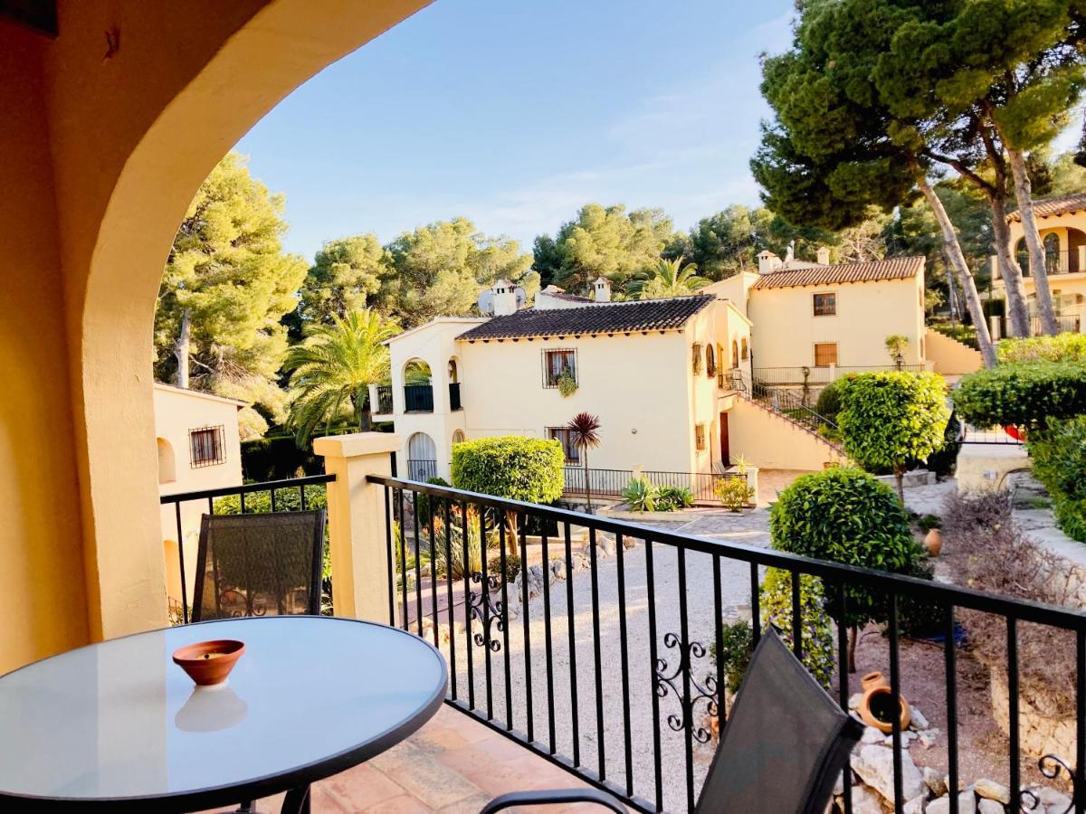 Apartamento Con Terraza En Complejo Con 2 Piscinas Appartamento Moraira Esterno foto